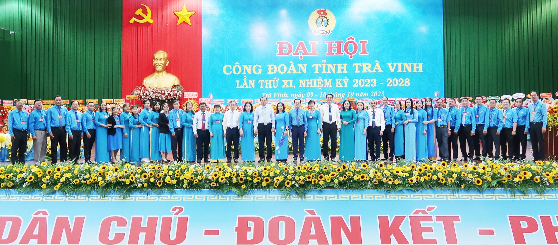 Đồng chí Trần Thị Kim Chung tái đắc cử Chủ tịch LĐLĐ tỉnh Trà Vinh Đồng chí Trần Thị Kim Chung tái đắc cử Chủ tịch LĐLĐ tỉnh Trà Vinh