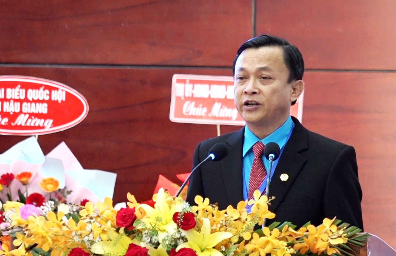 Đồng chí Lê Công Khanh tái đắc cử Chủ tịch LĐLĐ tỉnh Hậu Giang