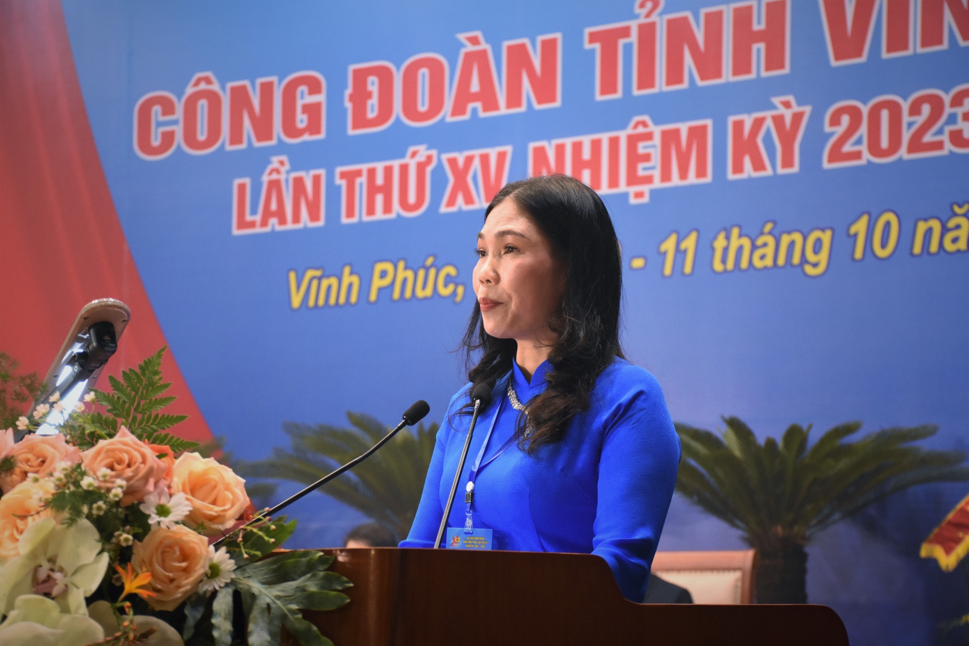 Đại hội Công đoàn Vĩnh Phúc: “Thực chất hơn, chuyển biến mạnh mẽ hơn” Đại hội Công đoàn Vĩnh Phúc: “Thực chất hơn, chuyển biến mạnh mẽ hơn”