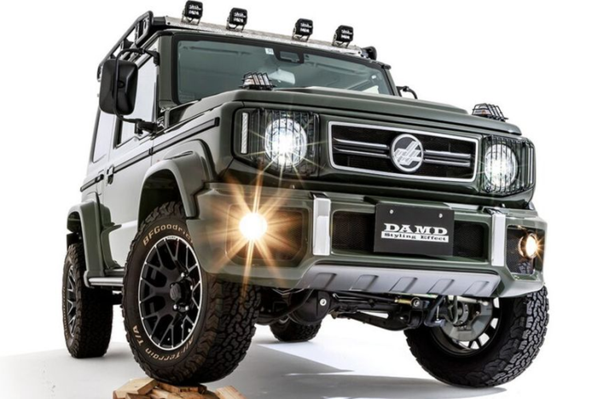 Suzuki Jimny độ ngầu như Land Rover Defender