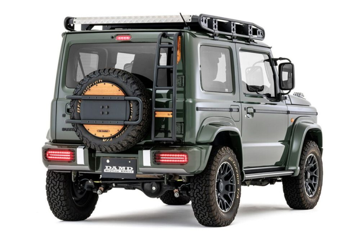 Suzuki Jimny độ ngầu như Land Rover Defender