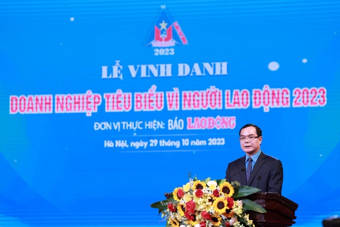 Lễ vinh danh Doanh nghiệp tiêu biểu vì người lao động