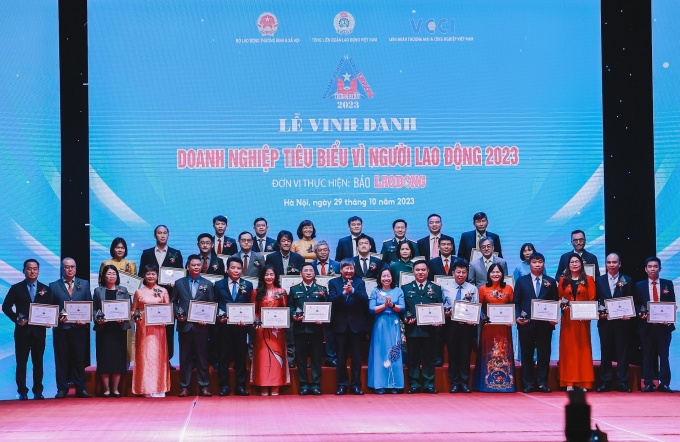 Lễ vinh danh Doanh nghiệp tiêu biểu vì người lao động