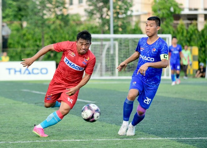 Đội Tổng công ty cấp nước Sài Gòn vô địch Giải bóng đá công nhân khu vực Bình Định