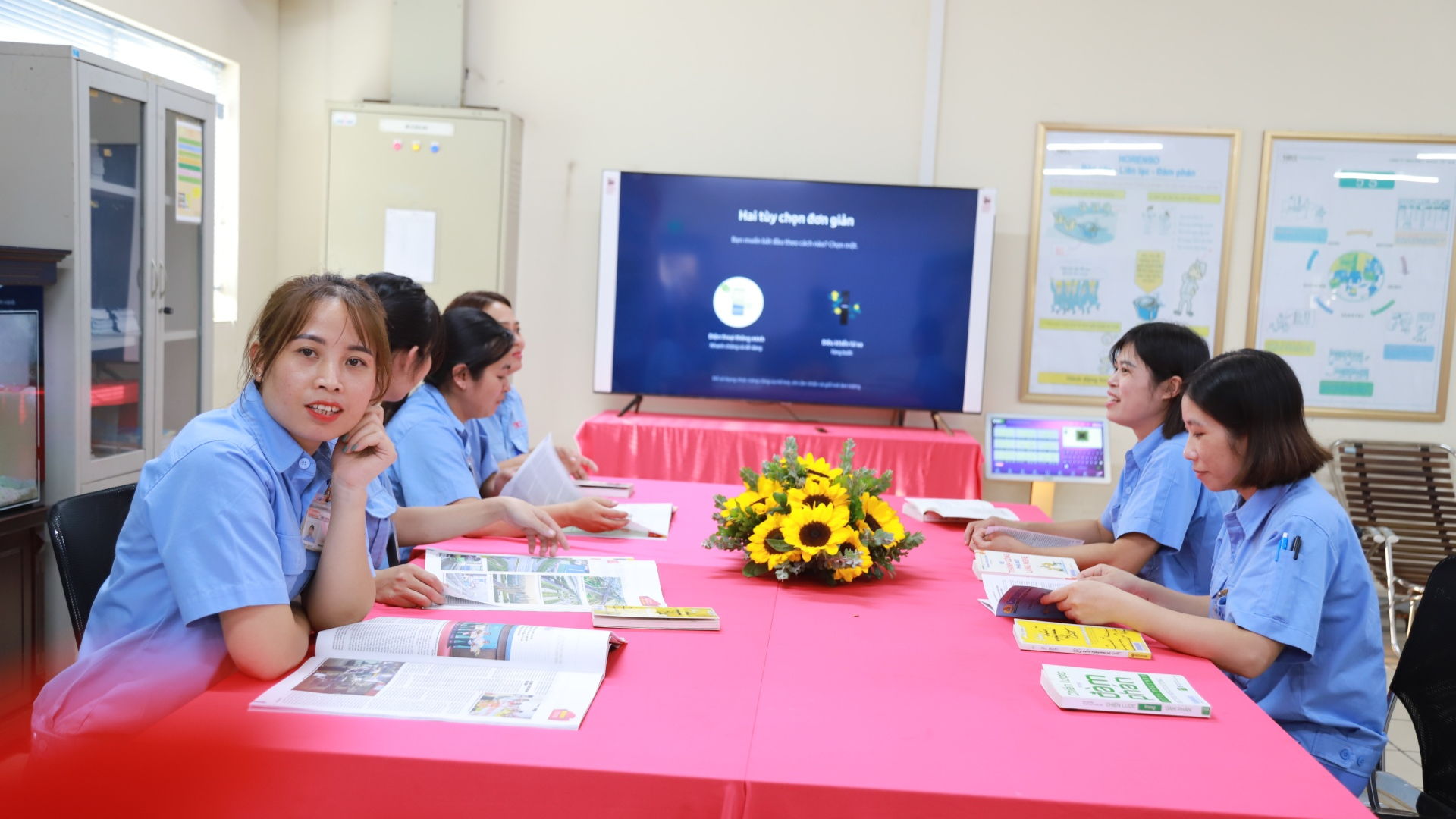 Điểm “vui, khỏe” cho công nhân