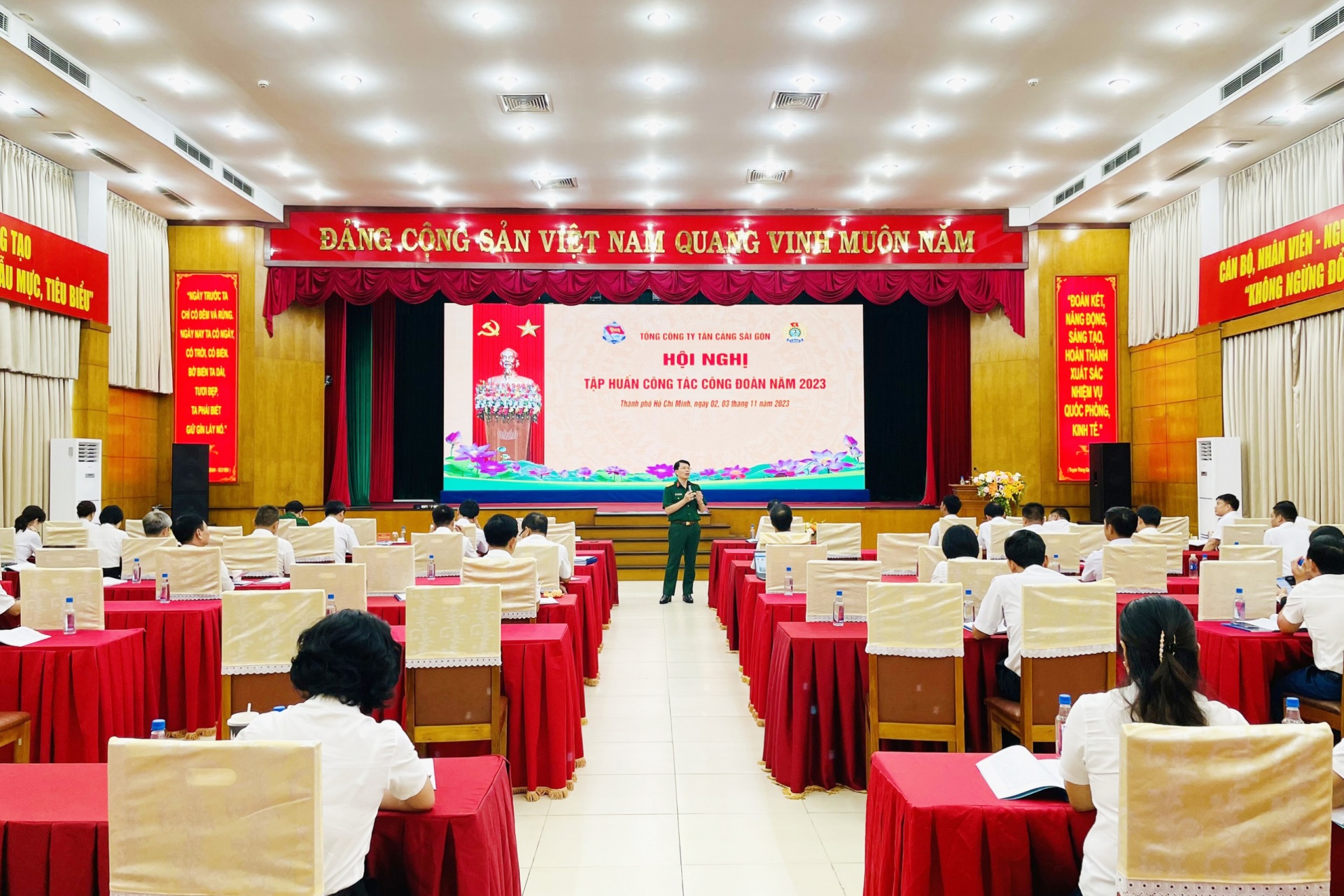 Tổng công ty Tân Cảng Sài Gòn tập huấn công tác công đoàn năm 2023 Tổng công ty Tân Cảng Sài Gòn tập huấn công tác công đoàn năm 2023