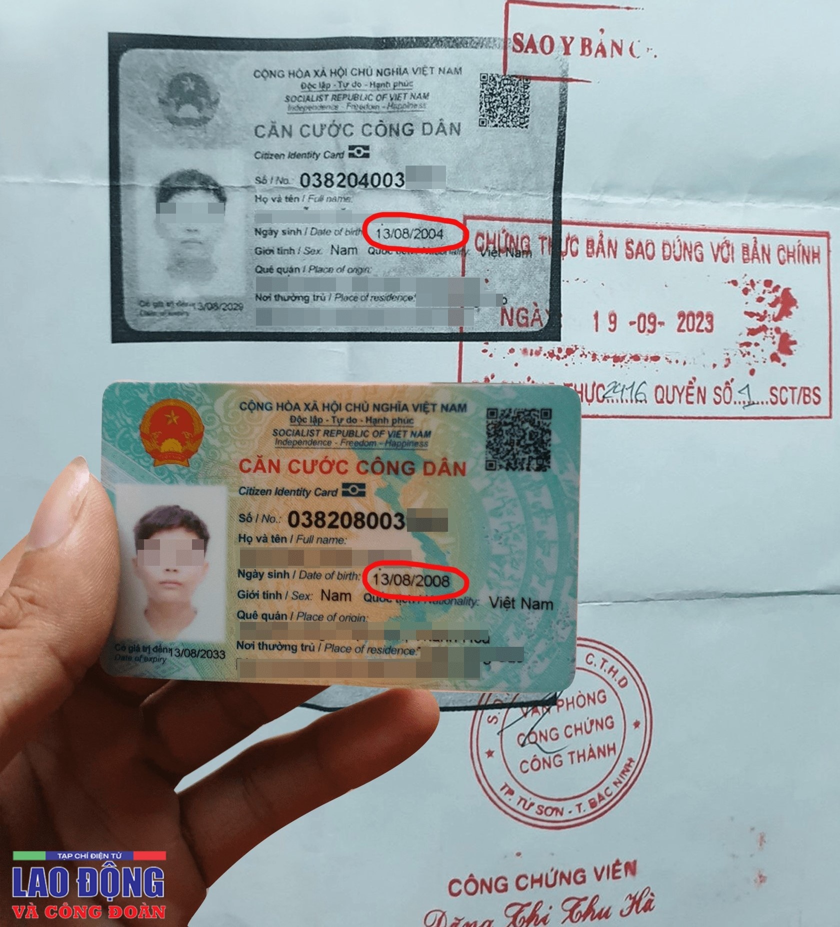 Vụ bóc lột sức lao động trẻ chưa thành niên: Trắng trợn hành vi làm giả giấy tờ