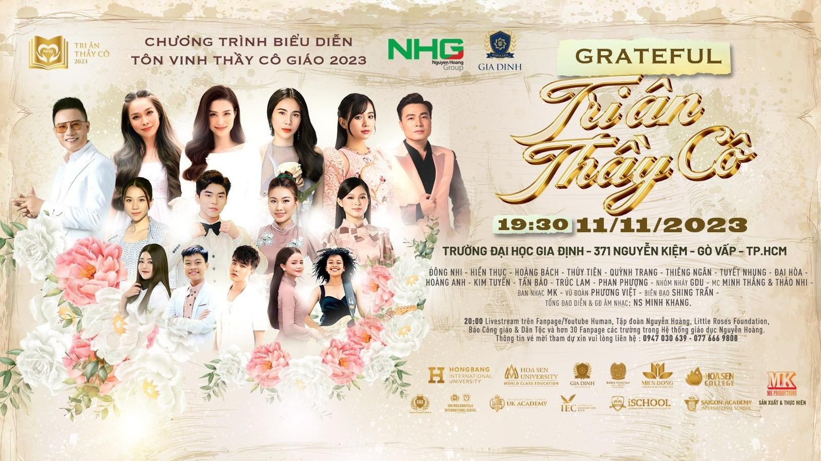 Chương trình “Tri ân Thầy Cô” năm 2023 Chương trình “Tri ân Thầy Cô” năm 2023