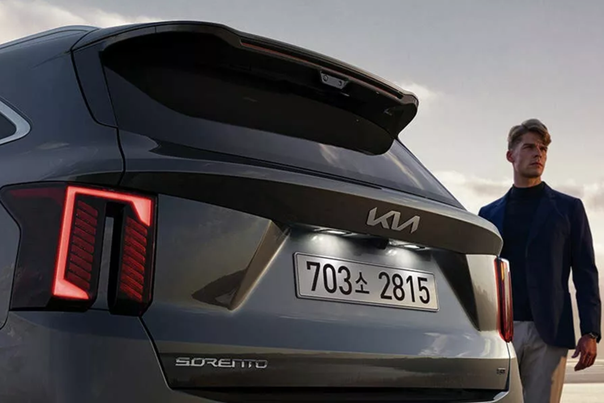 Kia sorento 2025 lộ diện trước ngày ra mắt