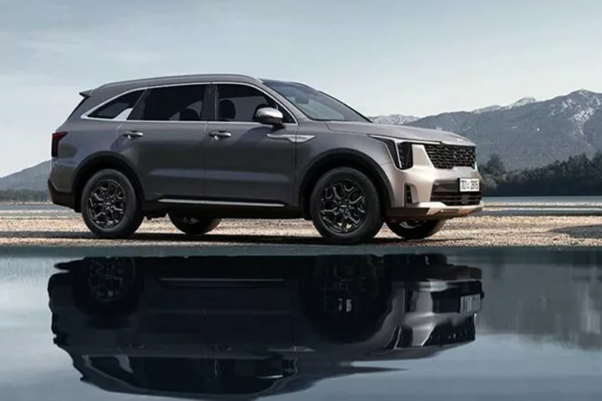 Kia sorento 2025 lộ diện trước ngày ra mắt