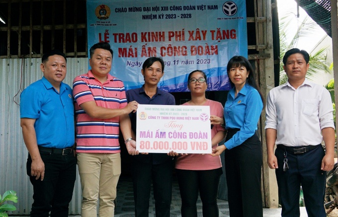 Đoàn viên có mái ấm nhờ “món quà từ Đại hội XIII Công đoàn Việt Nam”