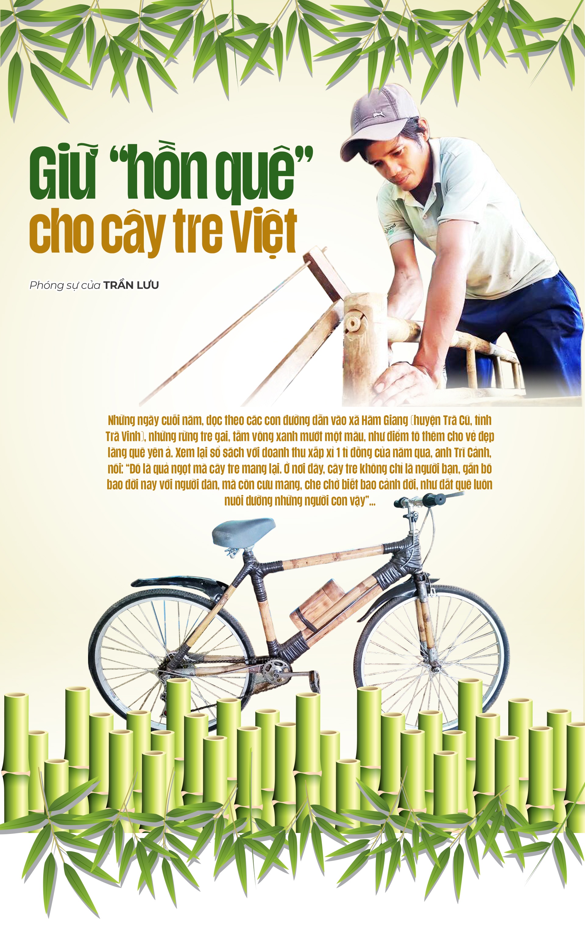 Giữ “hồn quê” cho cây tre Việt Giữ “hồn quê” cho cây tre Việt