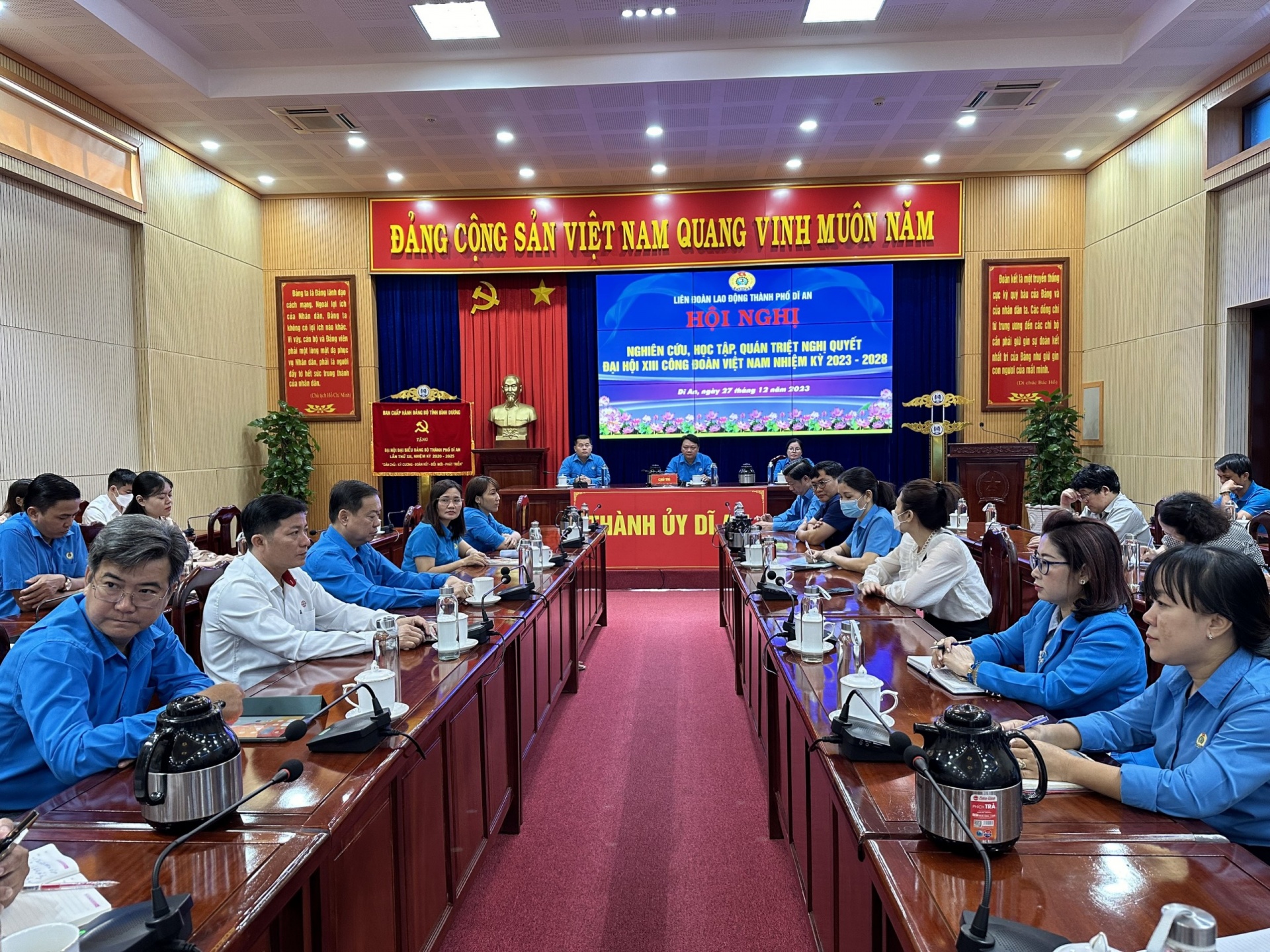 LĐLĐ Bình Dương: Triển khai NQ Đại hội XIII CĐVN bằng chương trình, mục tiêu, kế hoạch