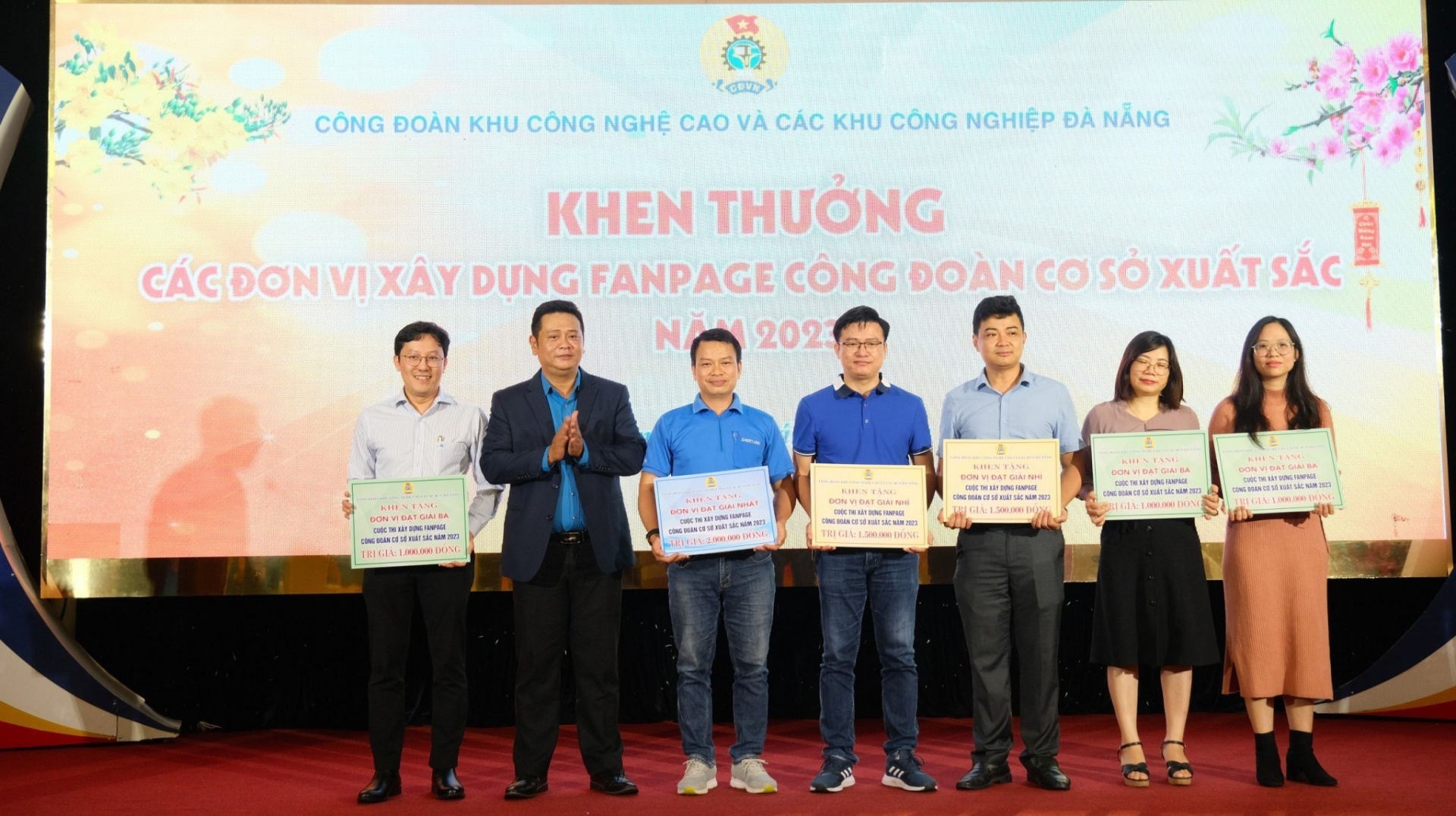 Trao giải Cuộc thi xây dựng Fangage công đoàn cơ sở xuất sắc năm 2023