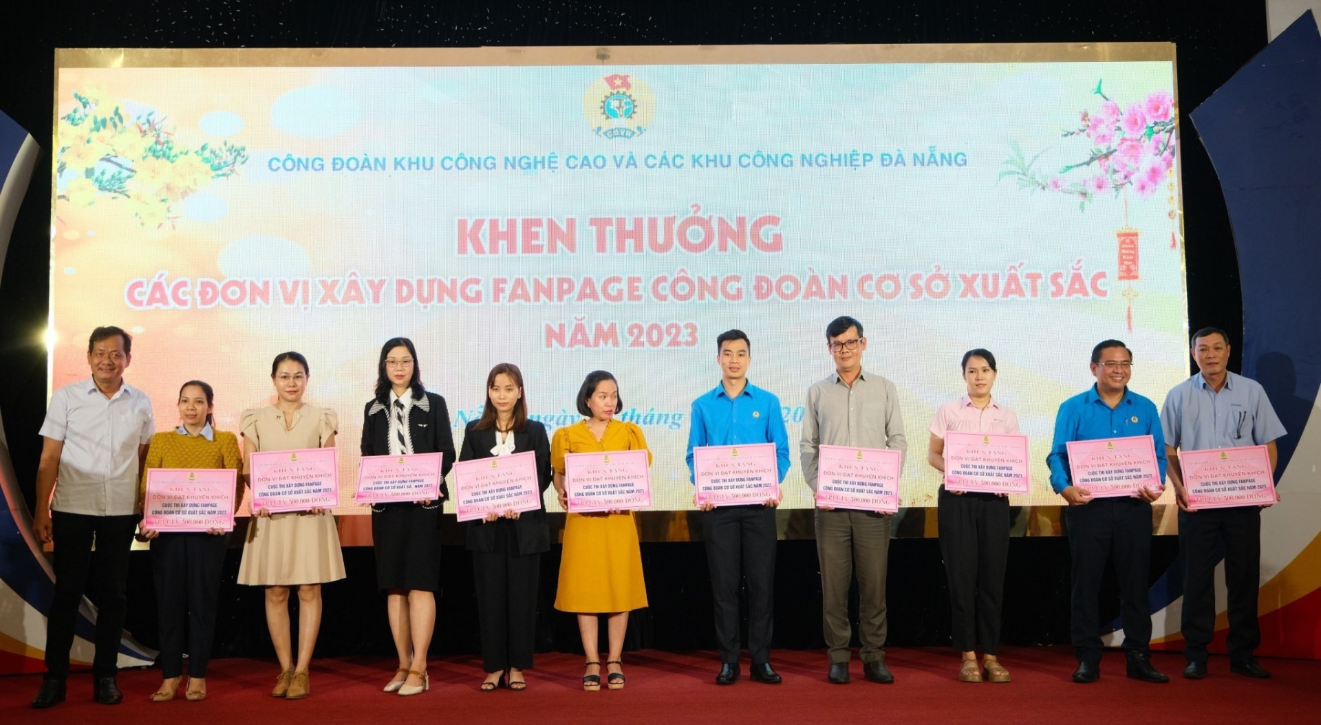 Trao giải Cuộc thi xây dựng Fangage công đoàn cơ sở xuất sắc năm 2023