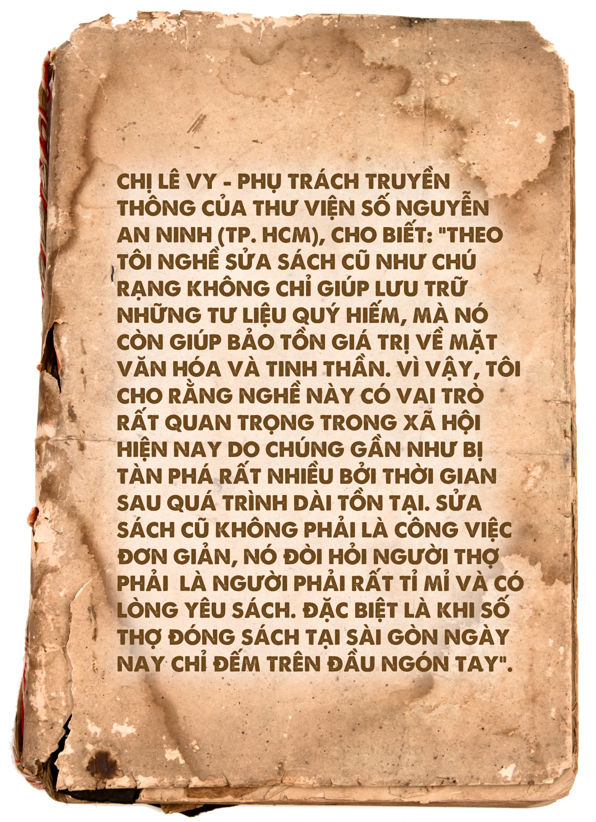 Vị “lương y” của những cuốn sách cũ Vị “lương y” của những cuốn sách cũ