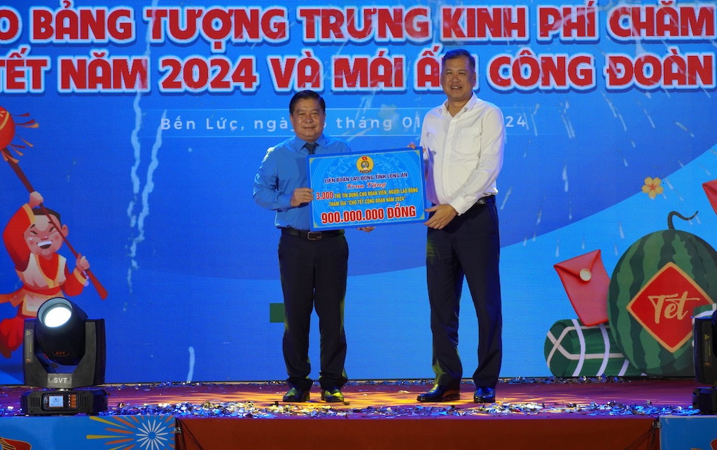 LĐLĐ tỉnh Long An: Hơn 105 tỷ đồng chăm lo Tết cho người lao động