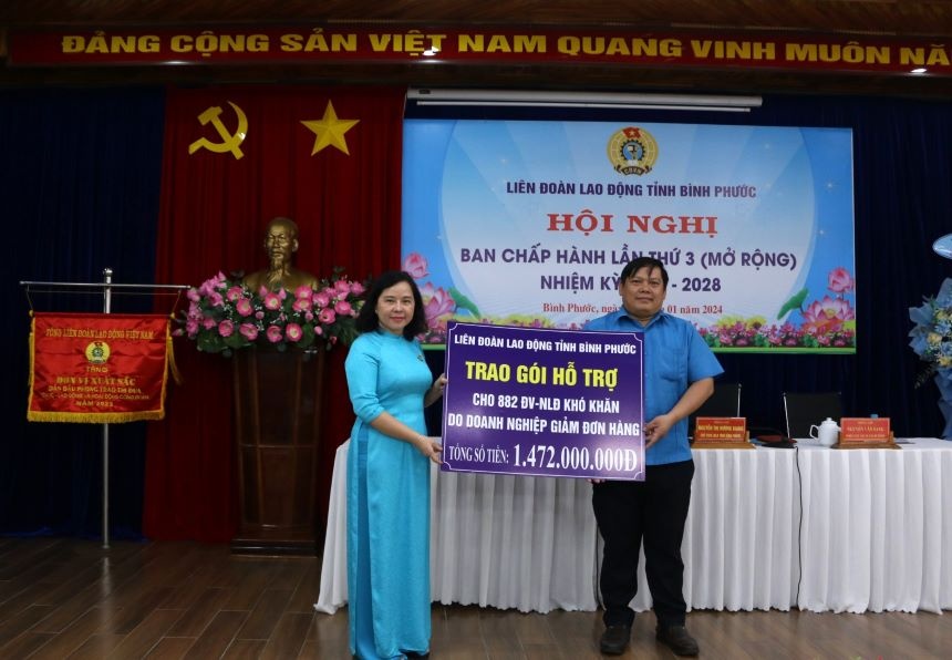 LĐLĐ Bình Phước: Nỗ lực chăm lo người lao động và phát triển đoàn viên