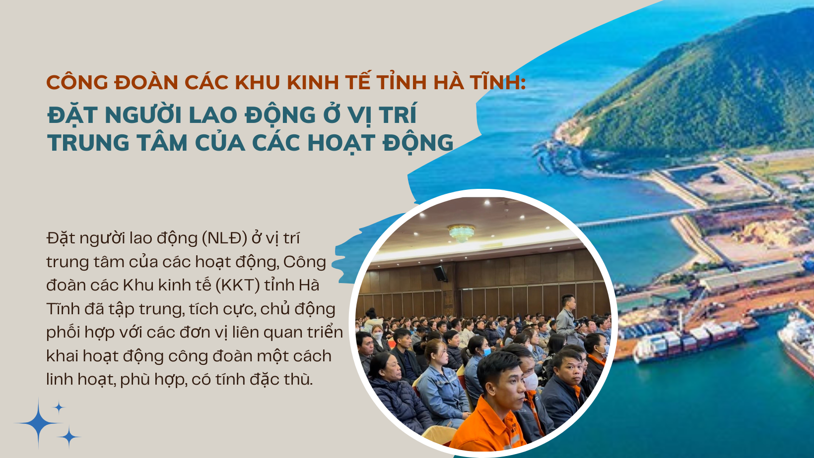 Đặt người lao động ở vị trí trung tâm của các hoạt động
