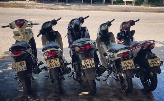 Bộ Công an đề xuất đấu giá biển số xe máy, khởi điểm 5 triệu đồng Bộ Công an đề xuất đấu giá biển số xe máy, khởi điểm 5 triệu đồng