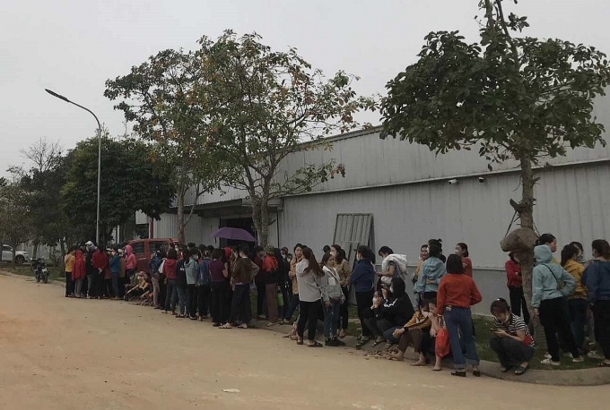 Vụ ngừng việc ở Nghệ An: Gần 80% công nhân đã đăng ký đi làm trở lại