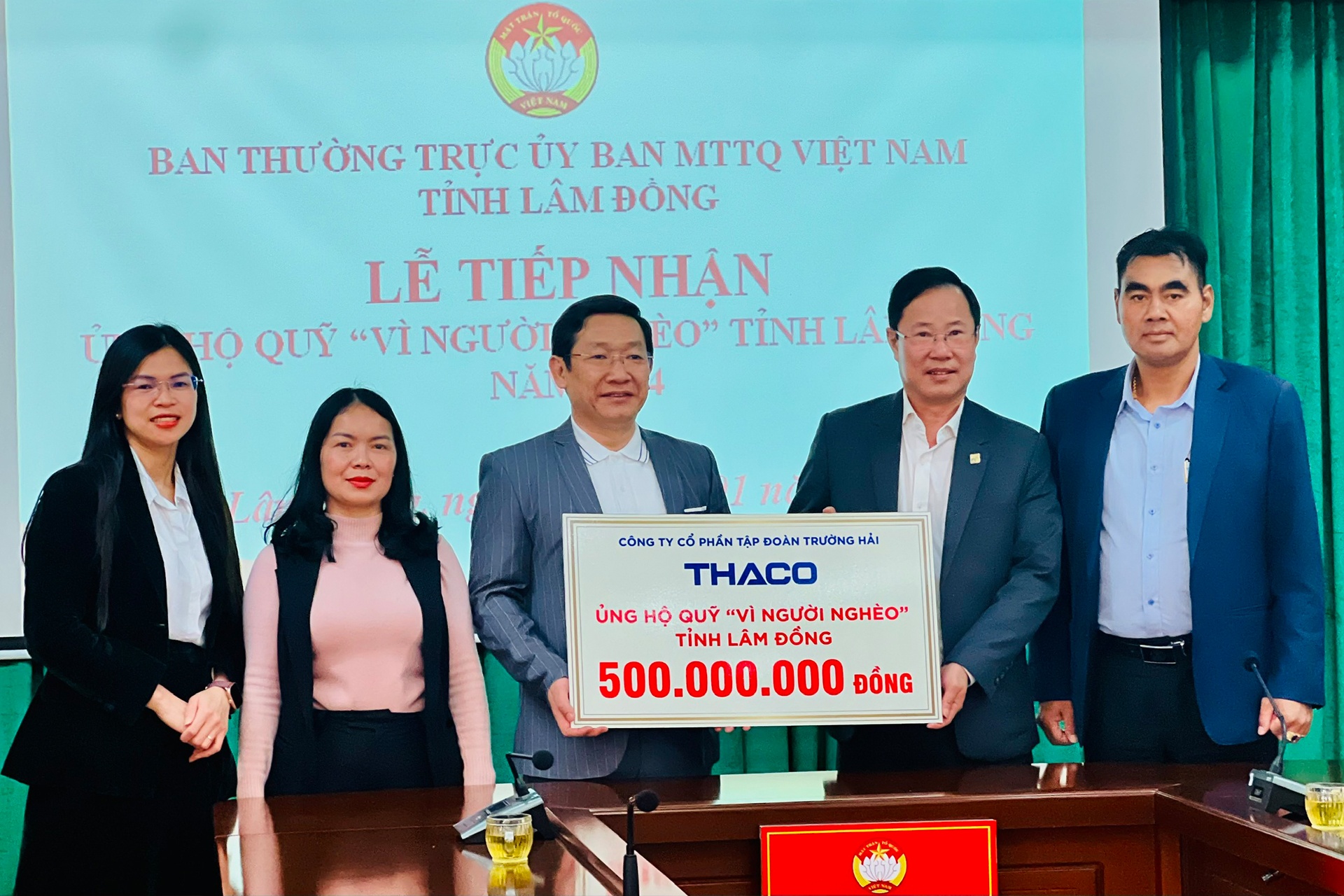 THACO trao gần 25 tỷ đồng cho Quỹ “Vì người nghèo” năm 2024 THACO trao gần 25 tỷ đồng cho Quỹ “Vì người nghèo” năm 2024