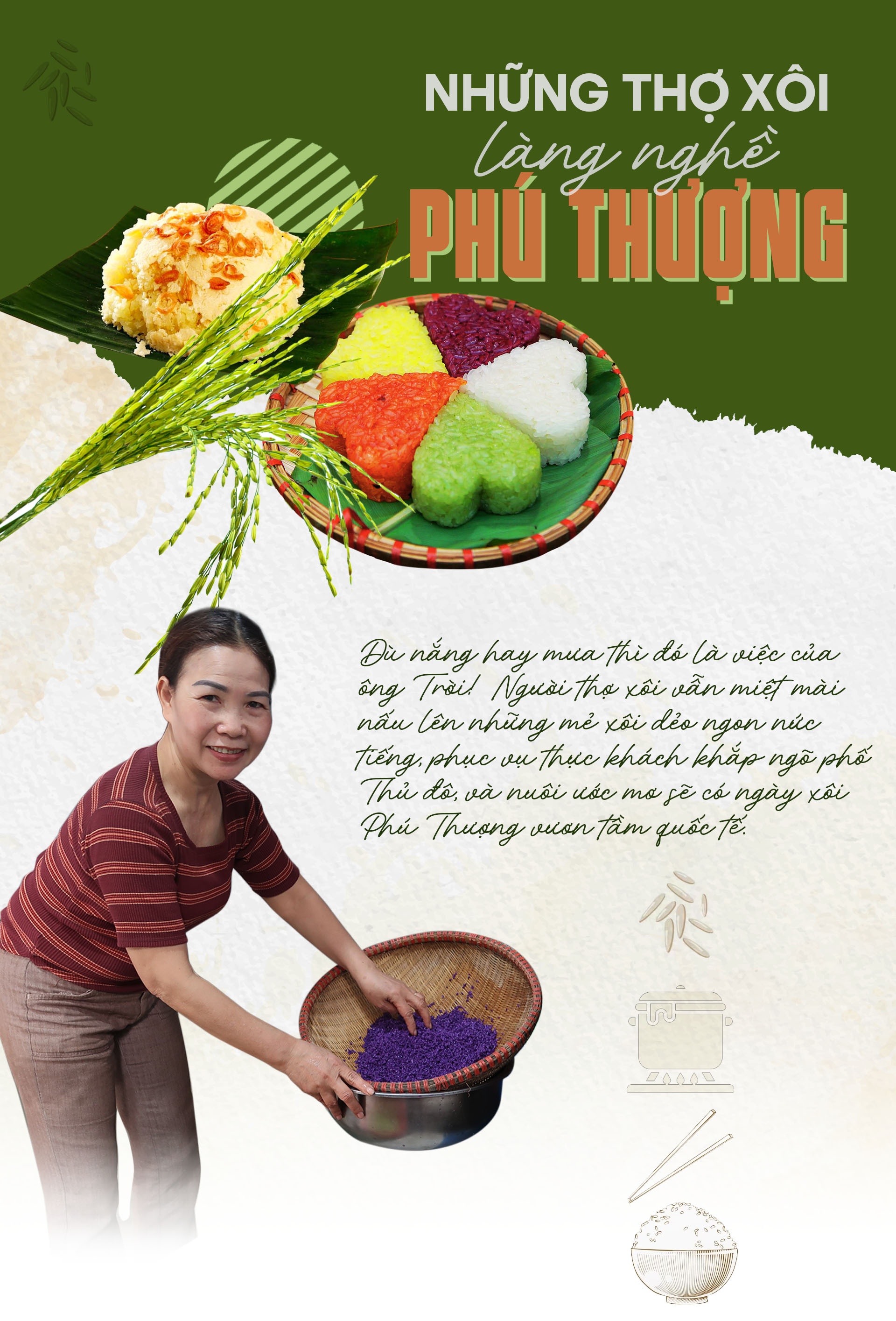 Những thợ xôi làng nghề Phú Thượng Những thợ xôi làng nghề Phú Thượng