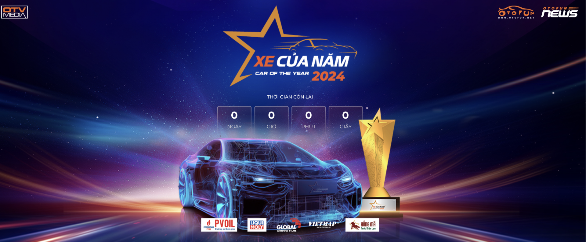 Kết quả bình chọn sau giai đoạn 1 XE CỦA NĂM 2024