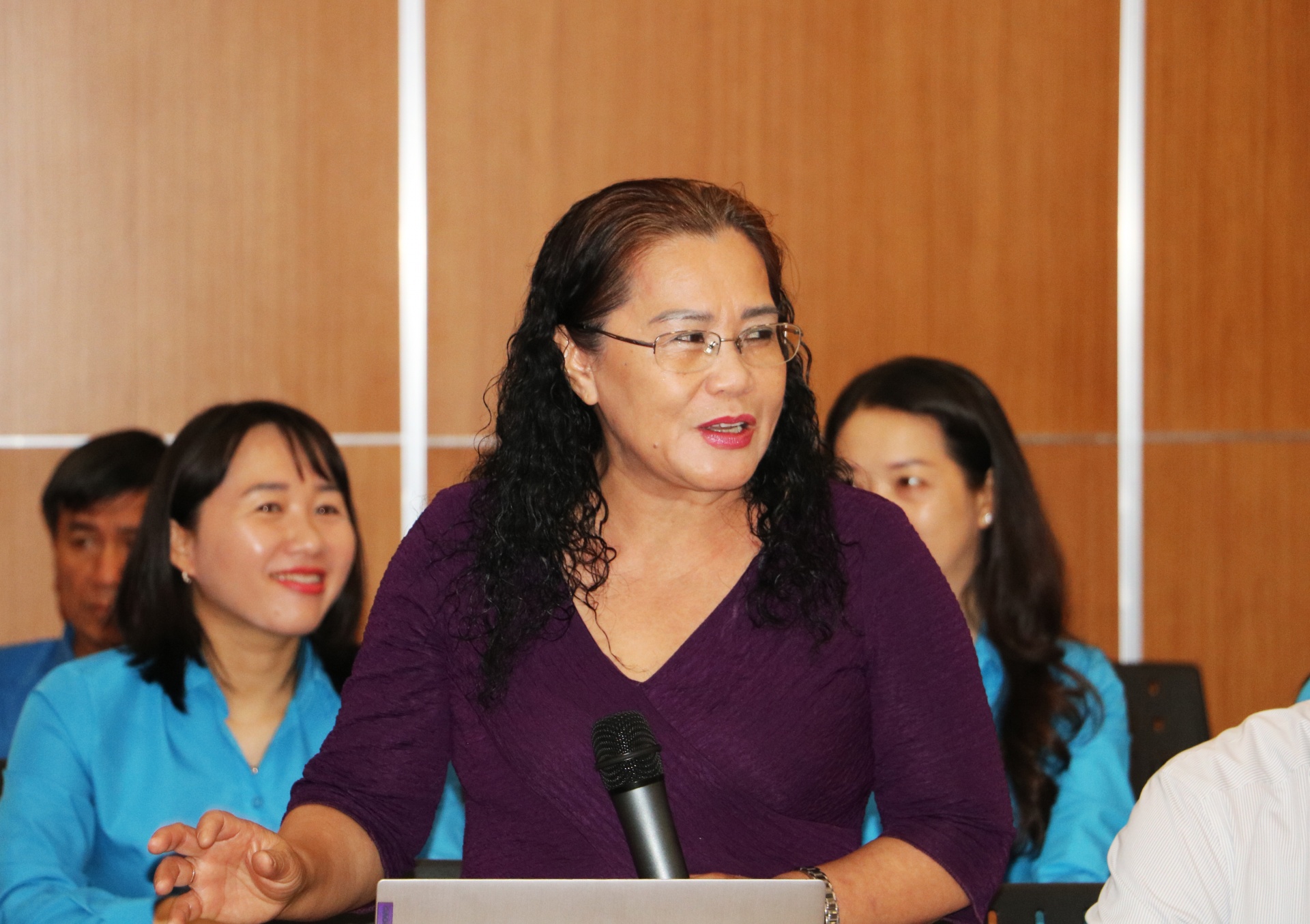 Cán bộ công đoàn góp ý dự thảo Luật Bảo hiểm xã hội