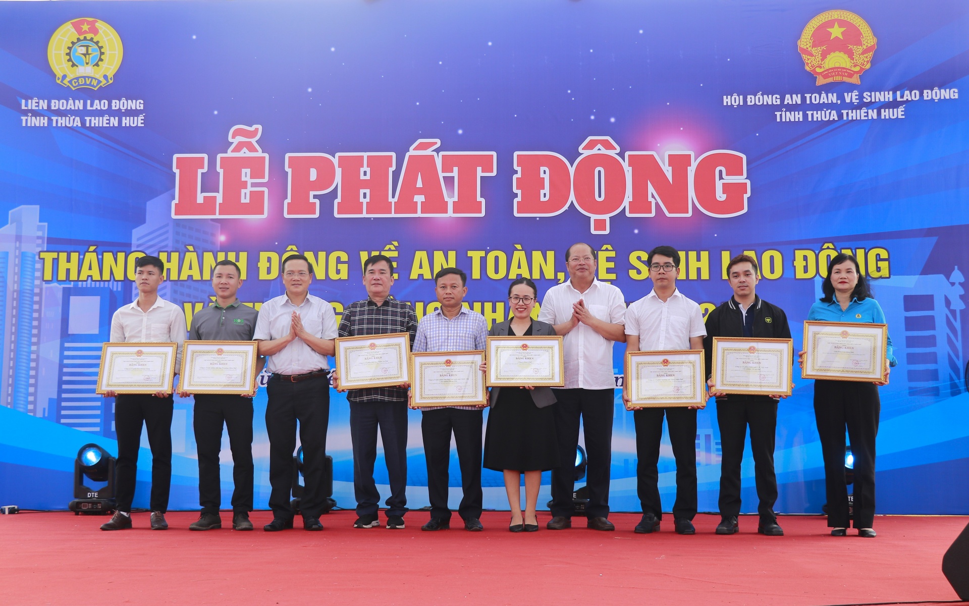 Thừa Thiên Huế phát động Tháng hành động về ATVSLĐ và Tháng Công nhân năm 2024 Thừa Thiên Huế phát động Tháng hành động về ATVSLĐ và Tháng Công nhân năm 2024