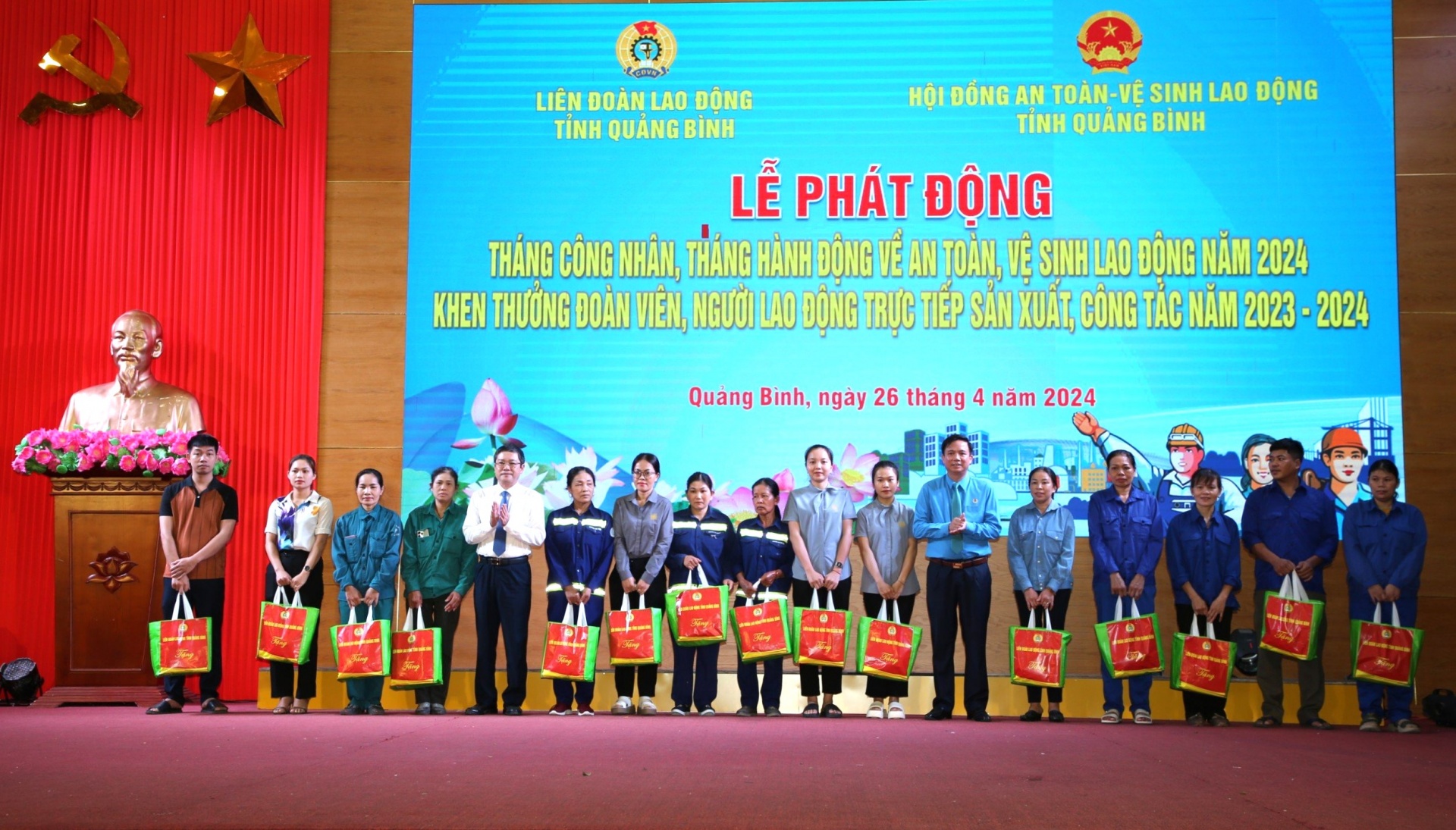 Quảng Bình phát động Tháng Công nhân với 6 nội dung trọng tâm Quảng Bình phát động Tháng Công nhân với 6 nội dung trọng tâm