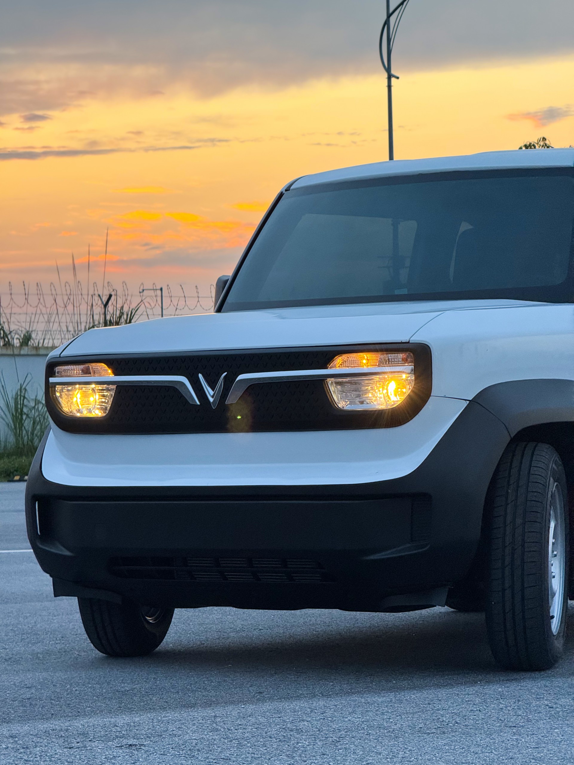 Xe điện vinfast vf 3 bất ngờ chạy thử trên đường phố việt nam