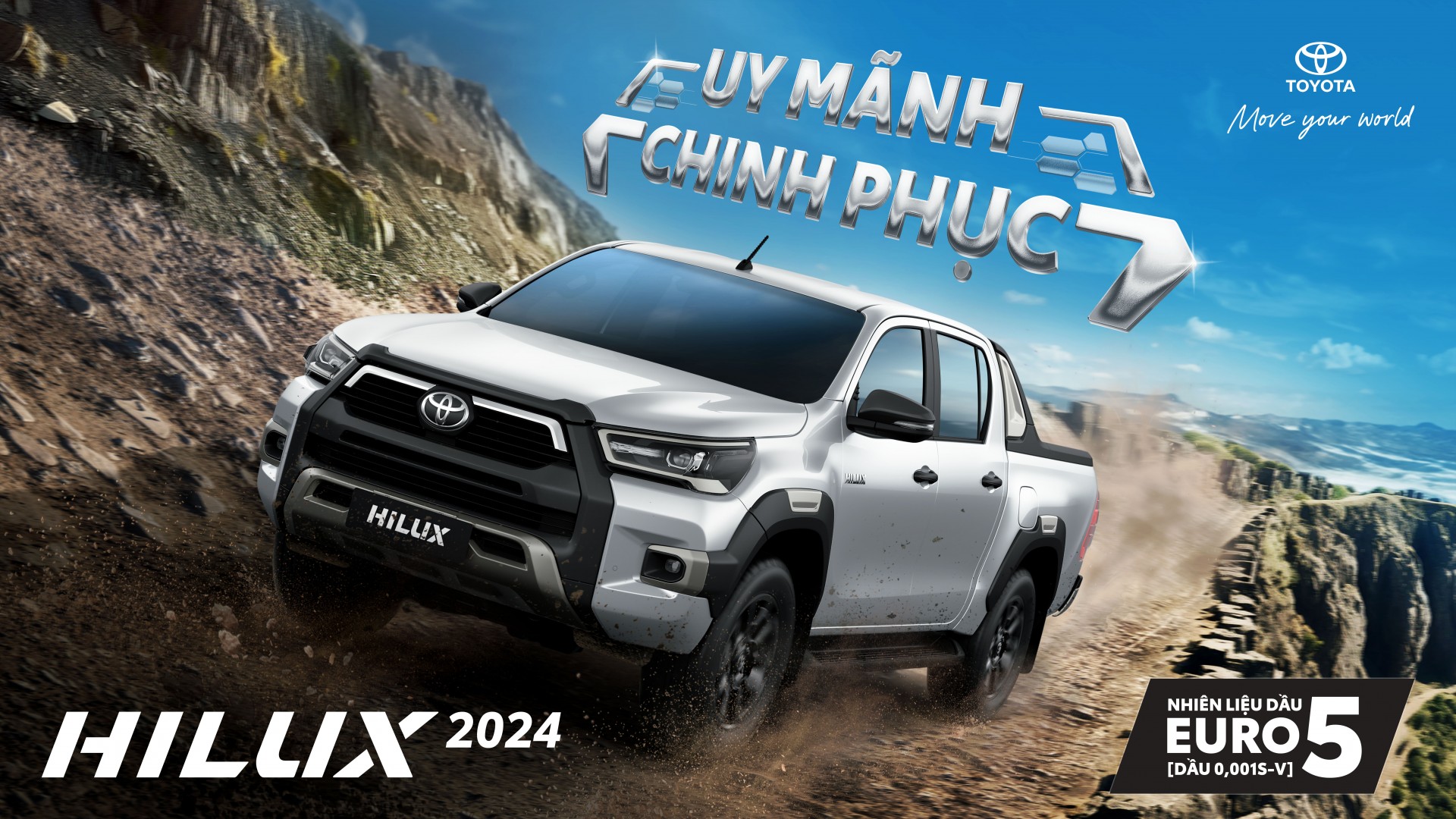 Toyota Hilux 2024 ra mắt, giá thấp nhất 668 triệu đồng