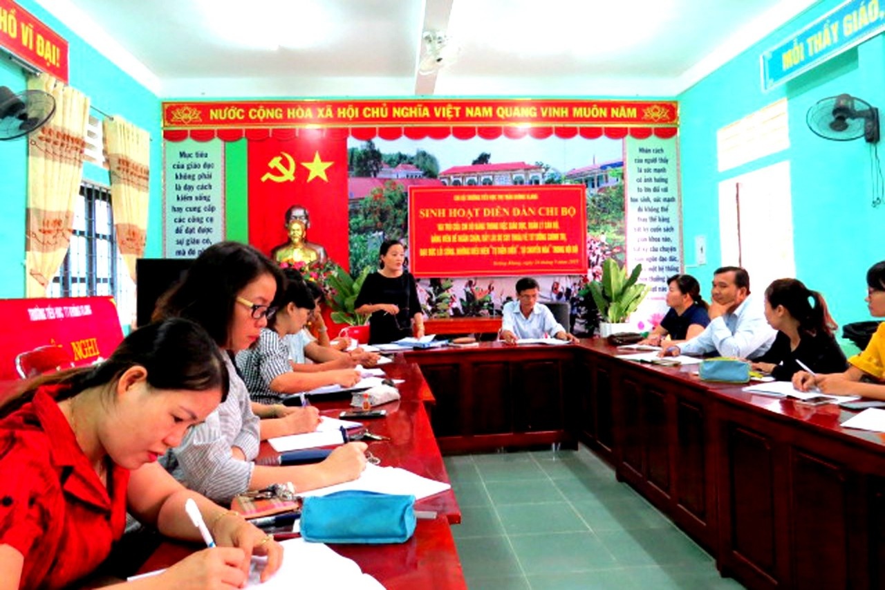 Công đoàn Trường TH thị trấn Krông Klang: điểm tựa vững chắc cho đoàn viên Công đoàn Trường TH thị trấn Krông Klang: điểm tựa vững chắc cho đoàn viên