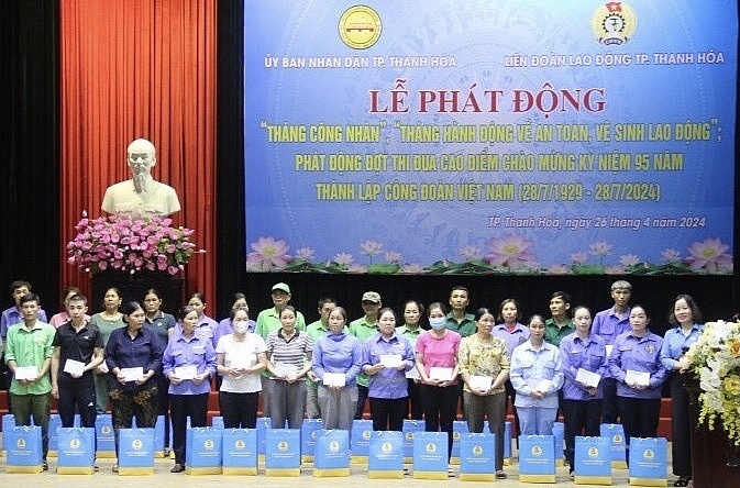 Tập trung nguồn lực để tạo đột phá trong thực hiện các nhiệm vụ của tổ chức Công đoàn Kết quả 6 tháng đầu năm 2024 của Công đoàn tỉnh Thanh Hóa