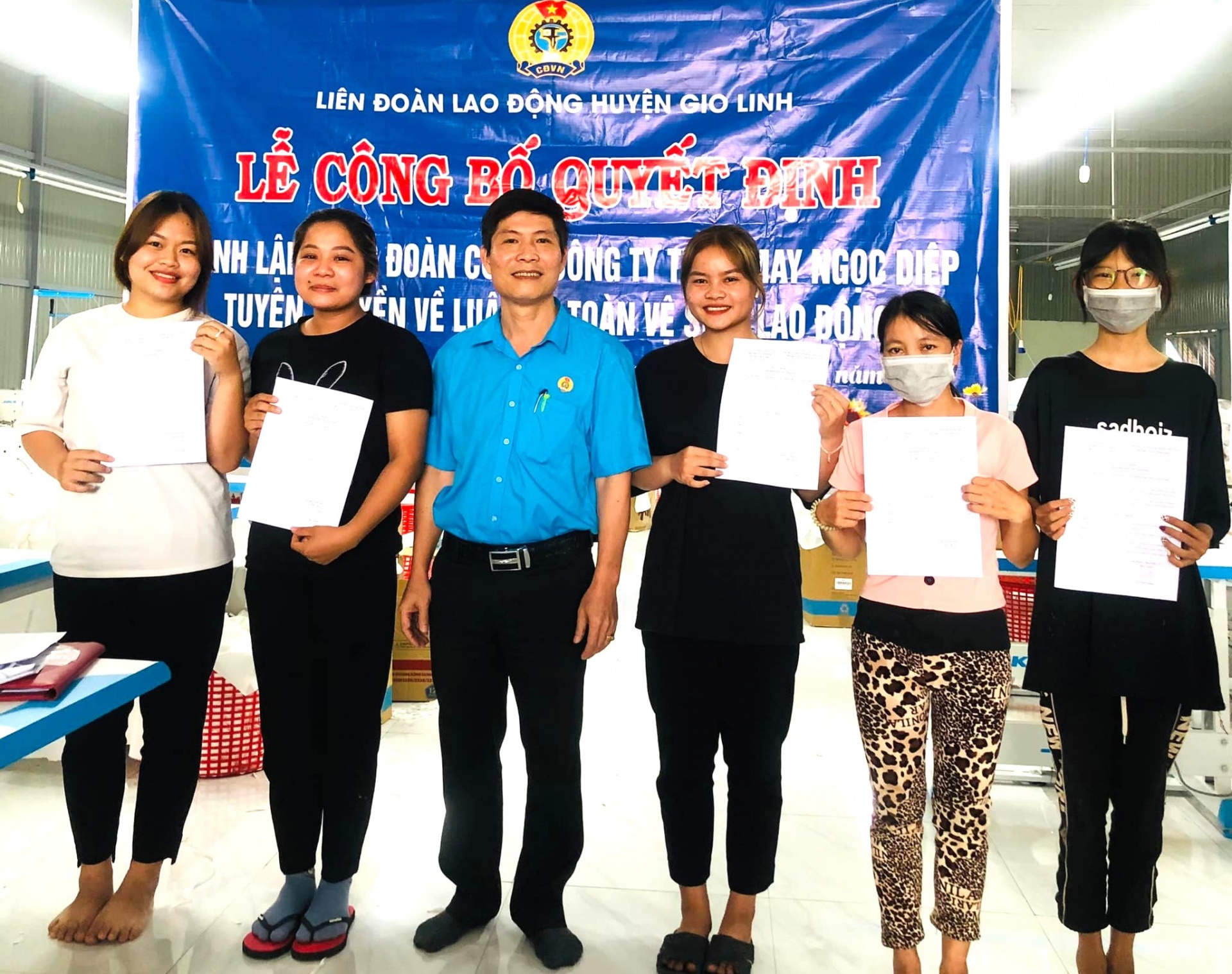 LĐLĐ Gio Linh nỗ lực phát triển đoàn viên, thành lập công đoàn cơ sở