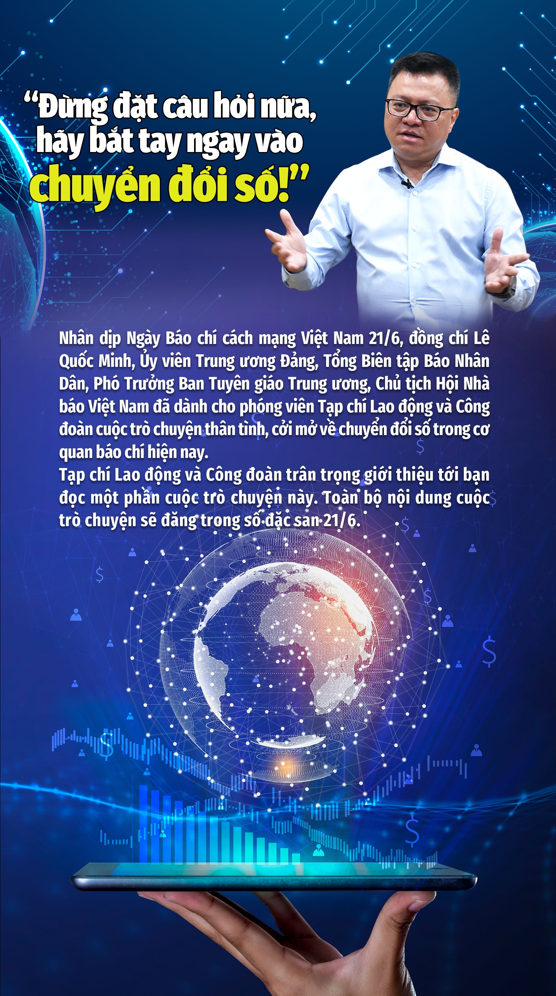 “Đừng đặt câu hỏi nữa, hãy bắt tay ngay vào chuyển đổi số!” “Đừng đặt câu hỏi nữa, hãy bắt tay ngay vào chuyển đổi số!”