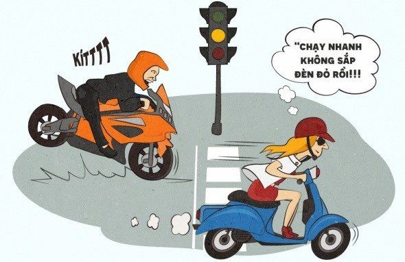 Ô tô, xe máy phóng nhanh, vượt ẩu bị phạt bao nhiêu?