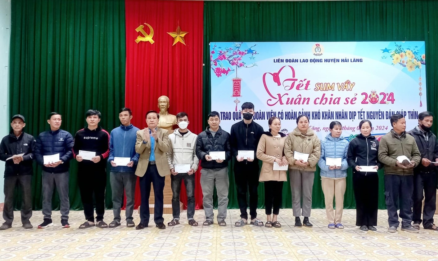 Công đoàn huyện Hải Lăng: Điểm tựa của đoàn viên, người lao động