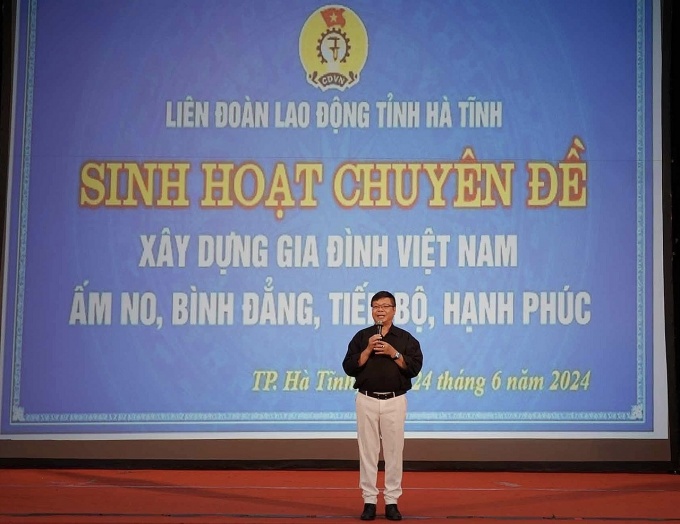 Công đoàn Hà Tĩnh tổ chức sinh hoạt chuyên đề nhân dịp Ngày Gia đình Việt Nam