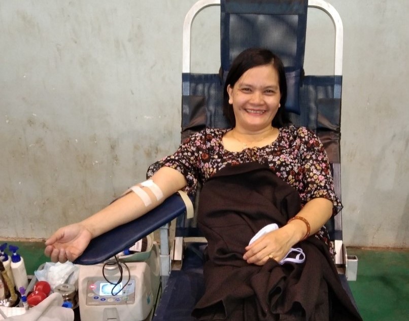 Bông sen hồng đất Vĩnh