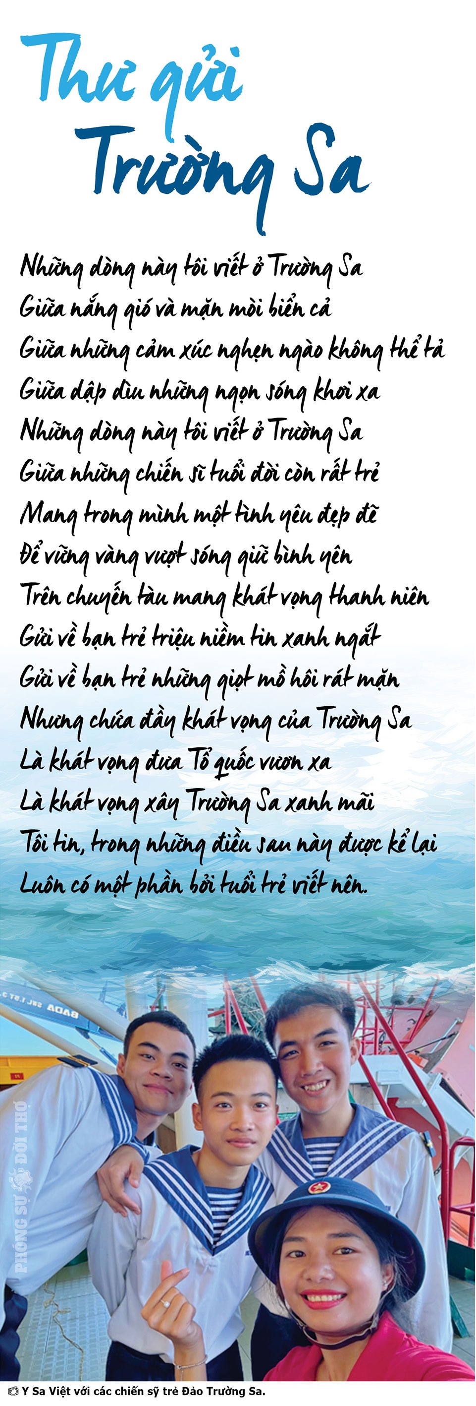 Những người “xây” Trường Sa xanh mãi