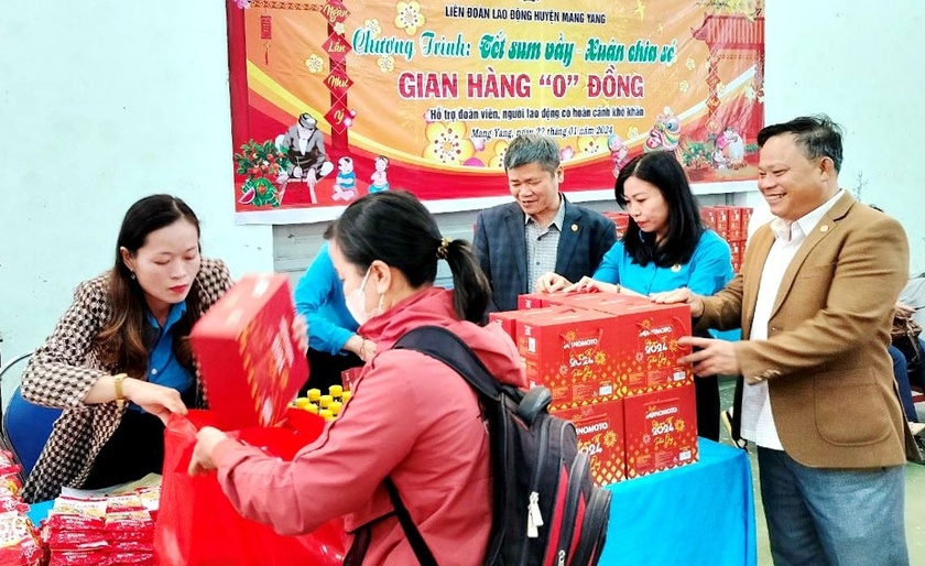 Gia Lai: Công đoàn chăm lo hơn 48.000 lượt người lao động với hơn 23,2 tỷ đồng