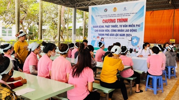 Hiệu quả từ mô hình liên kết chăm sóc sức khỏe người lao động