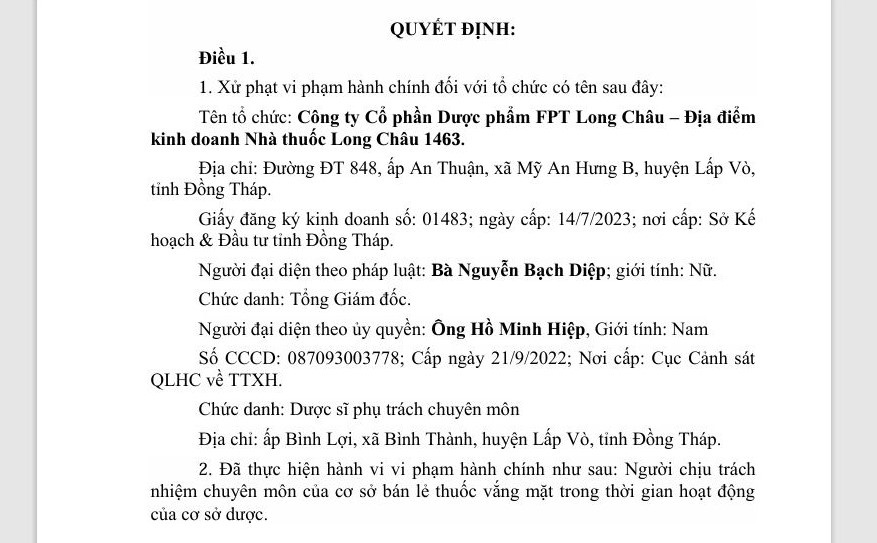 Long Châu cần sớm minh bạch thông tin về chất lượng chuỗi nhà thuốc của mình Long Châu cần sớm minh bạch thông tin về chất lượng chuỗi nhà thuốc của mình