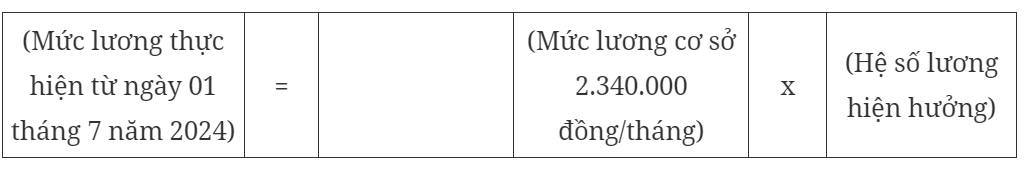 Hướng dẫn cách tính lương và phụ cấp của cán bộ, công chức, viên chức từ 1/7 Hướng dẫn cách tính lương và phụ cấp của cán bộ, công chức, viên chức từ 1/7