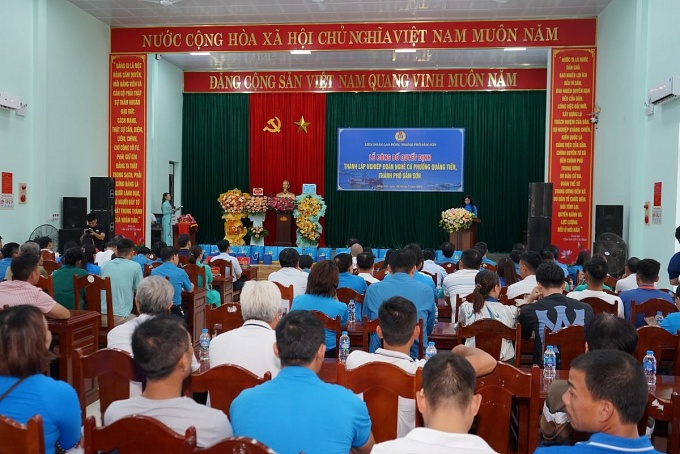 Nghiệp đoàn khu vực phi chính thức đầu tiên được thành lập trên địa bàn tỉnh Thanh Hóa