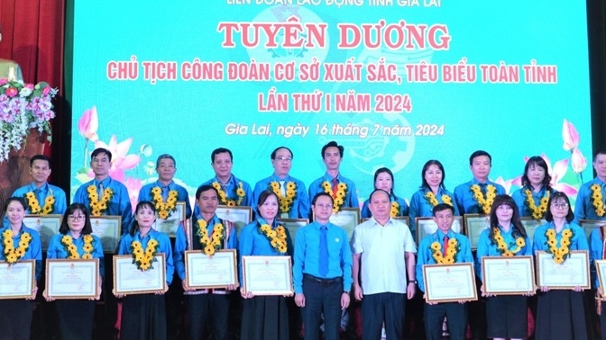 Những “thủ lĩnh” từ hoạt động Công đoàn tỉnh Gia Lai