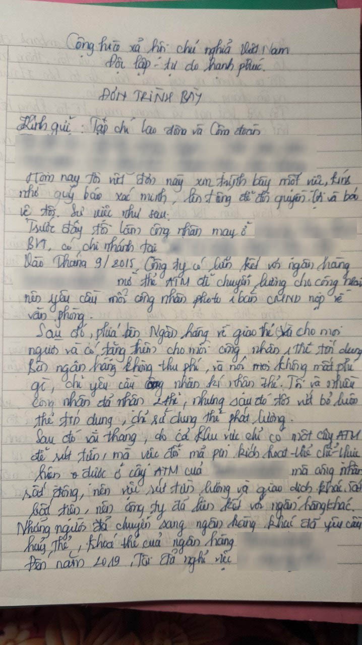 Cảnh báo “bẫy nợ” thẻ ngân hàng - Kỳ 1: Được “tặng” thẻ tín dụng, công nhân bỗng thành “con nợ”