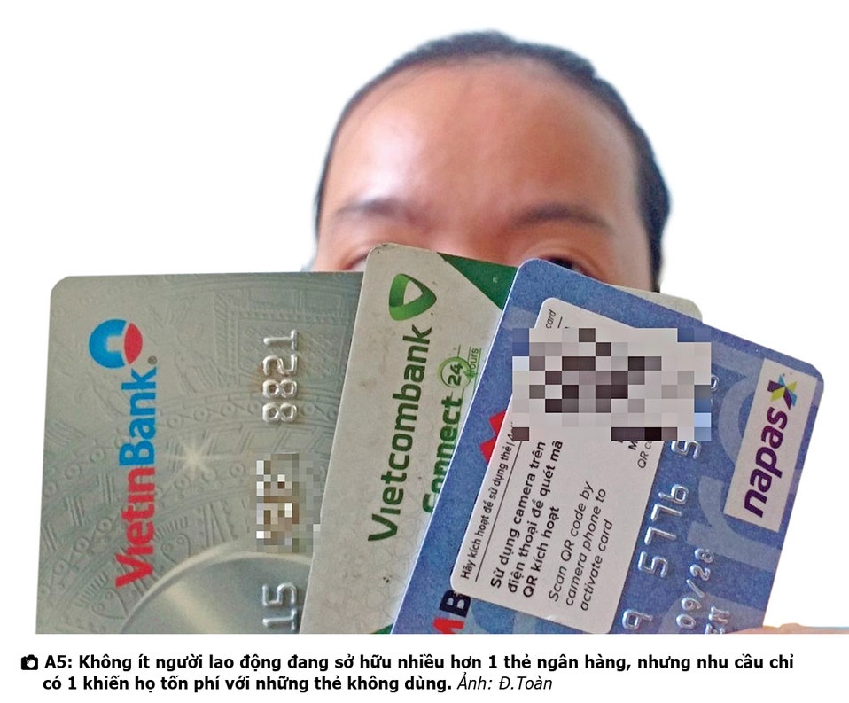 Bài 2: Không dùng thẻ vẫn tốn phí: Tiền vào túi ai? Bài 2: Không dùng thẻ vẫn tốn phí: Tiền vào túi ai?